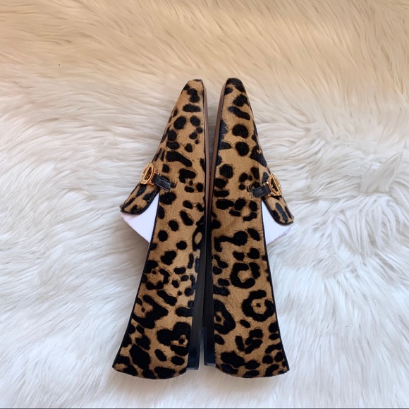 New! VERONICA BEARD Grier Haircalf Chain Loafers - Picture 4 of 9